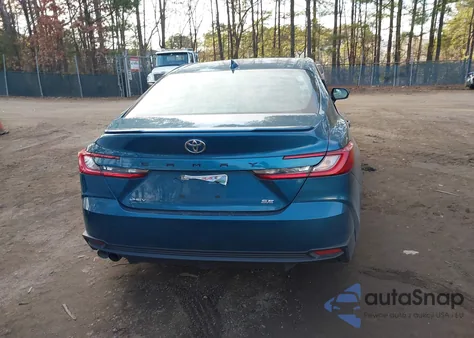 2025 Toyota Camry Se from USA, damaged, VIN 4T1DAACK0SU584053